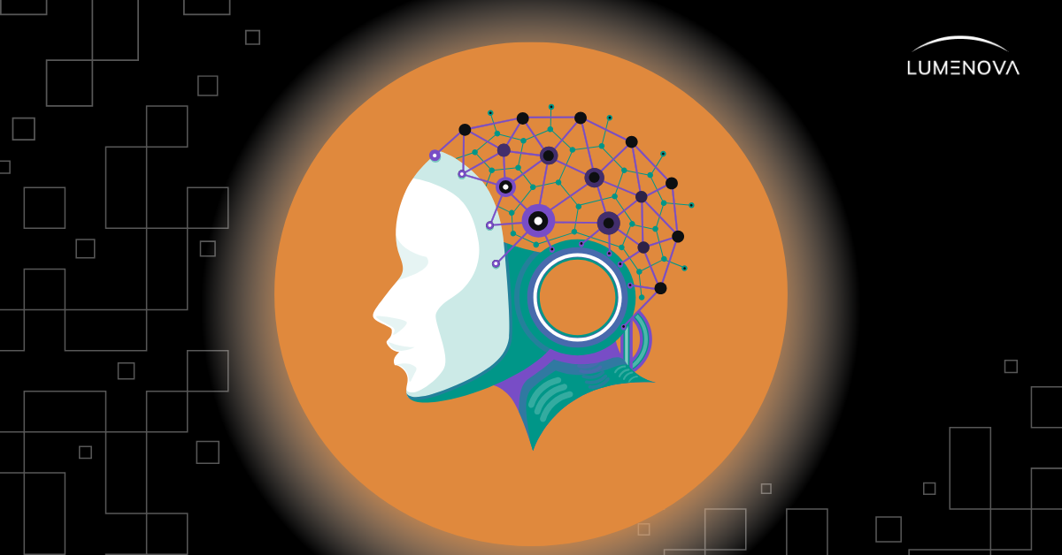 AI-powered human profile in the Lumenova blog article about AI bias in healthcare