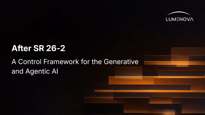 SR 26-2 control framework for generative and agentic AI at banks, mapped to NIST AI RMF and ISO/IEC 42001