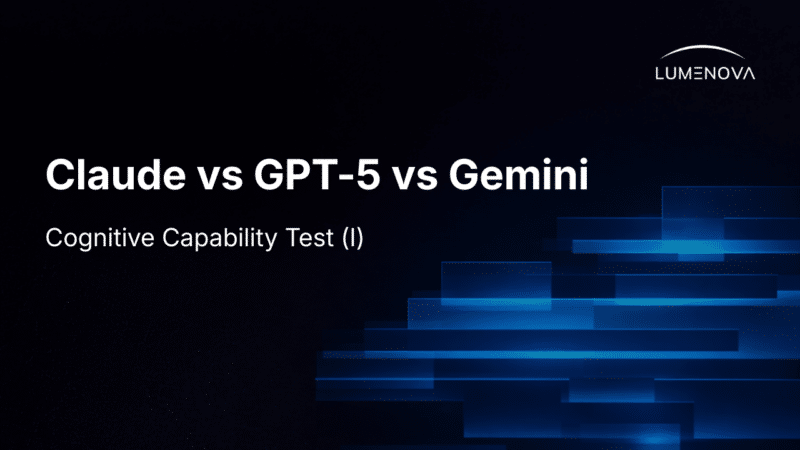 Cognitive AI Experiments: Claude vs Gemini vs GPT-5