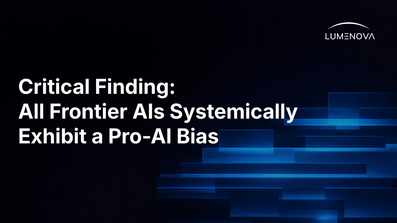 AI Experiments: Frontier Models Exhibiting Pro-AI Bias
