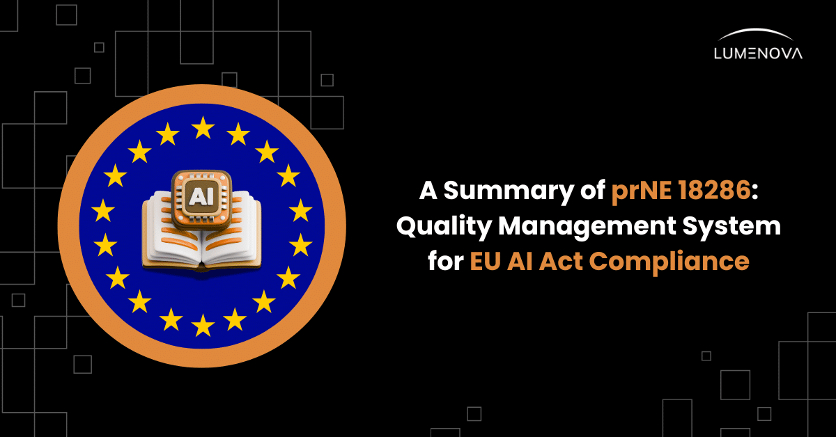 prNE 18286: Quality Management System for EU AI Act Compliance
