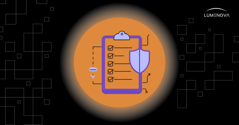 Icon of a checklist clipboard with a security shield, representing an AI monitoring guide.