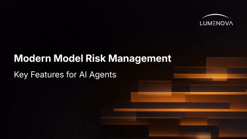 Features guide of a modern model risk management (MRM) solution