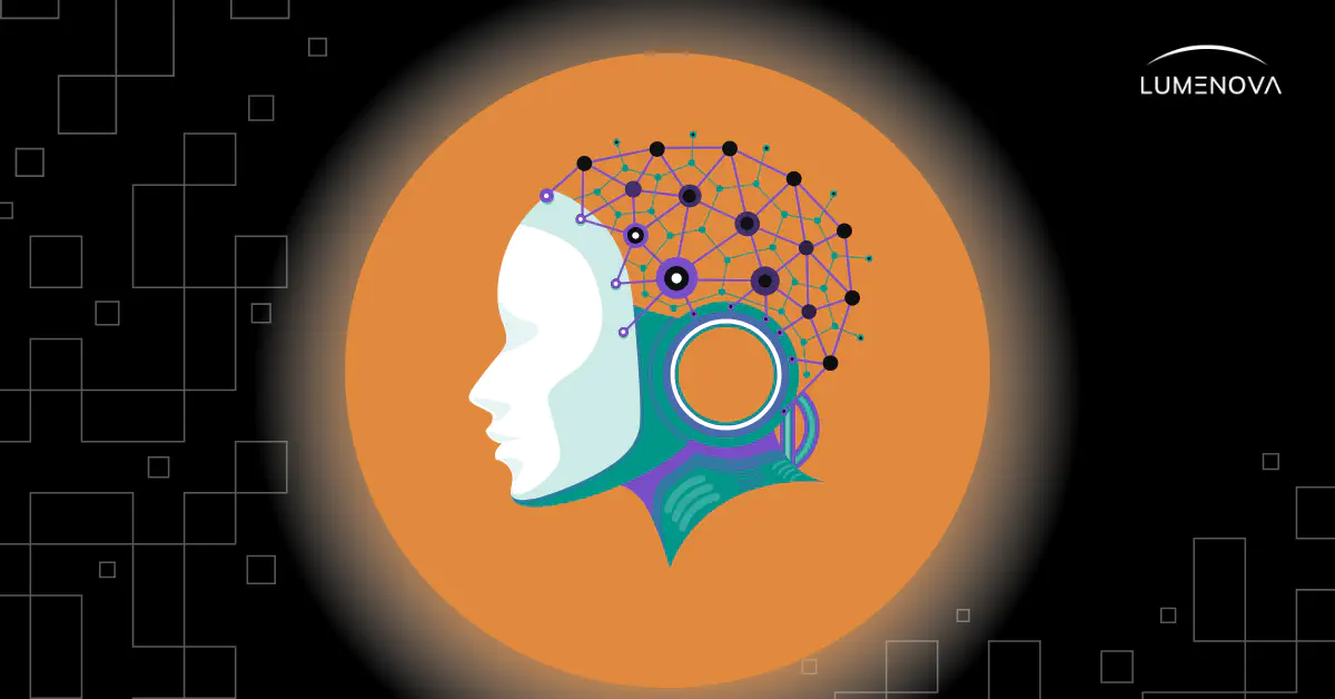 AI-powered human profile in the Lumenova blog article about AI bias in healthcare